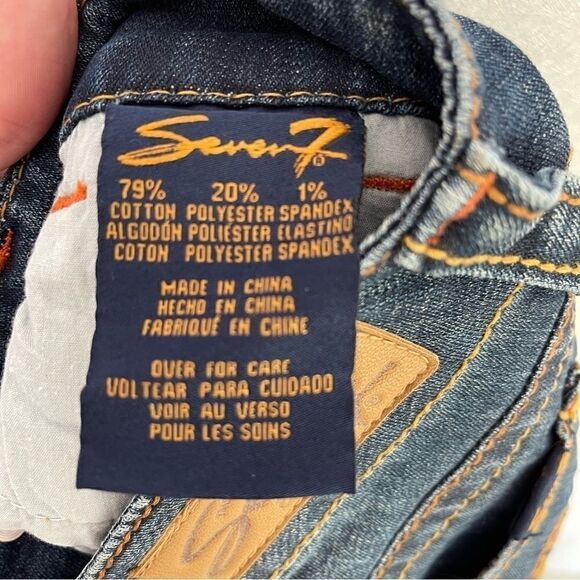 SEVEN7 Dark Wash Bootcut Jeans 7/28 - Picture 6 of 7